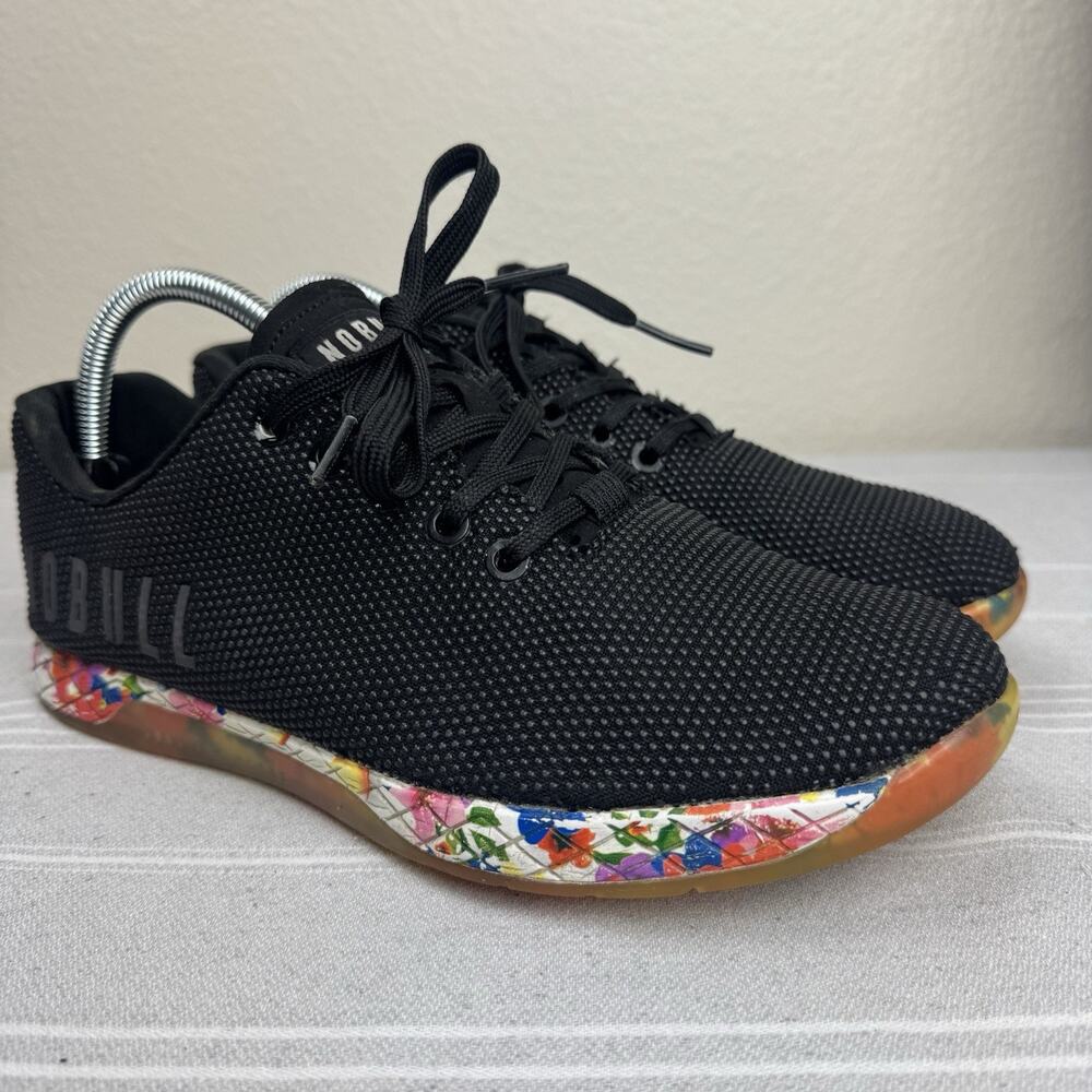 Nobull Black Impact Daisy Athletic Gym Trainer CrossFit Sneakers M 8/W 9.5